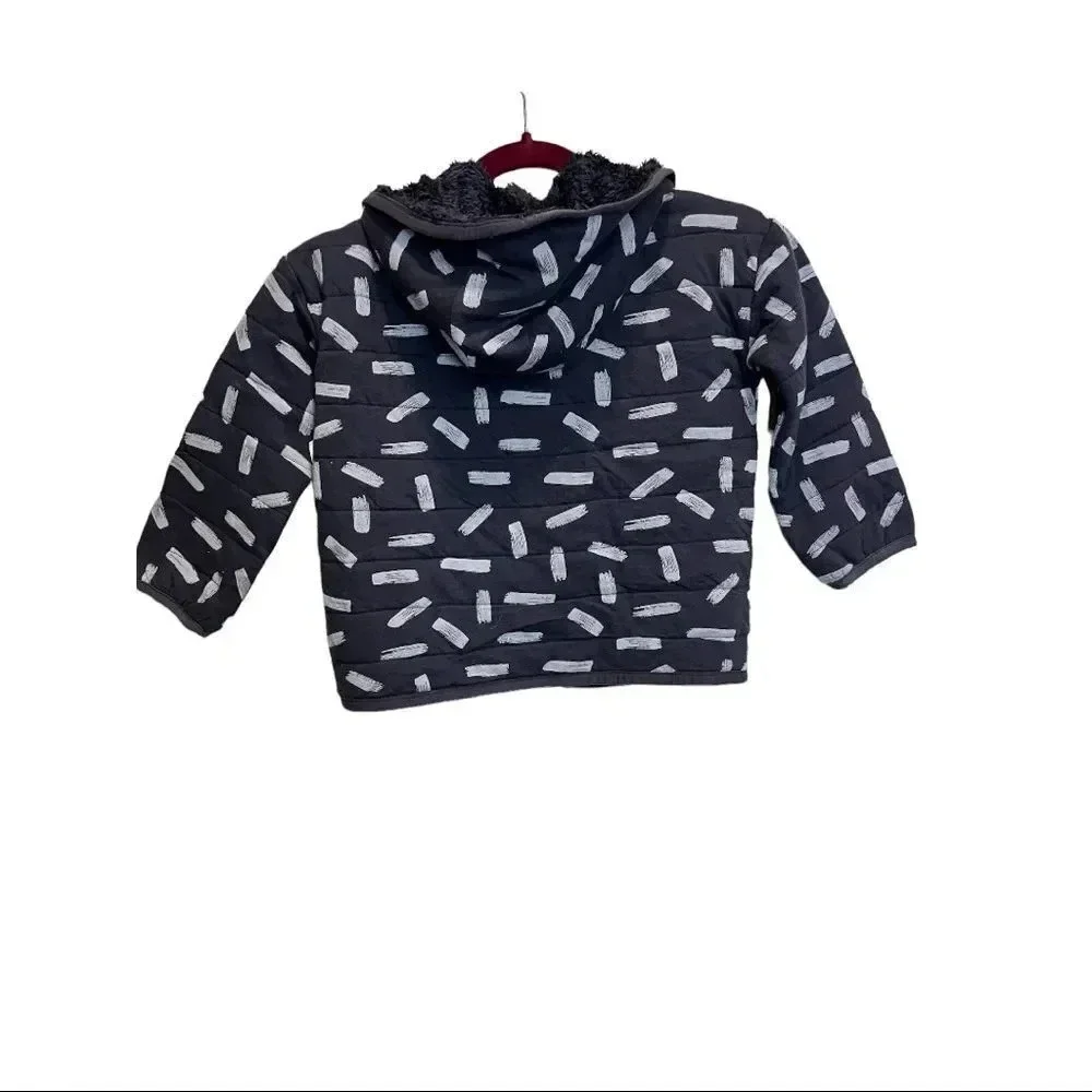 Open Edit Girl’s Navy Coat